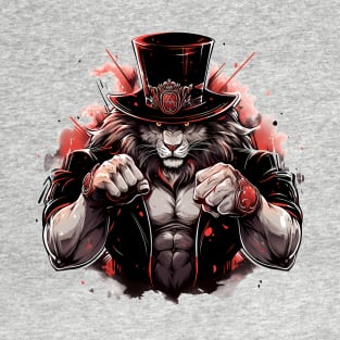 Lion boxing MMA UFC champion fighter T-Shirt